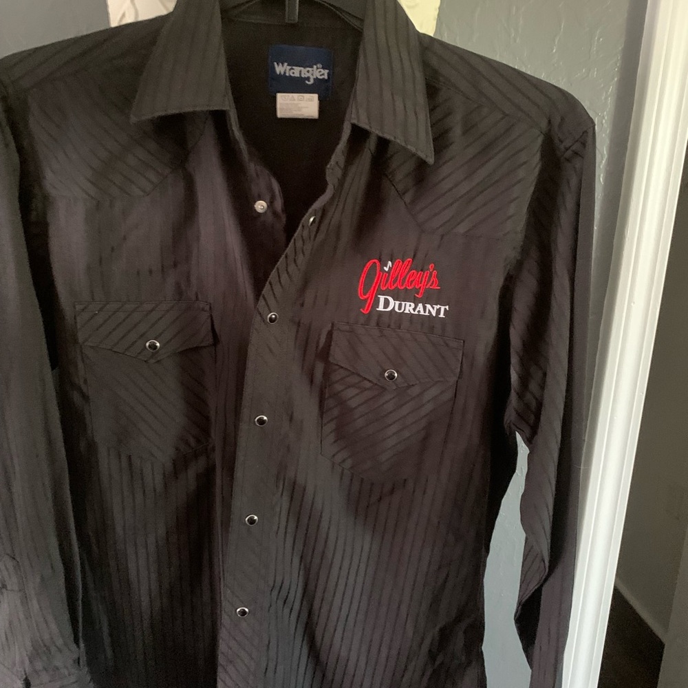 Mens wrangler pearl snap